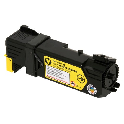 Dell 2130cn Compatible Yellow High Yield Toner Cartridge